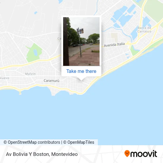 Av Bolivia Y Boston map