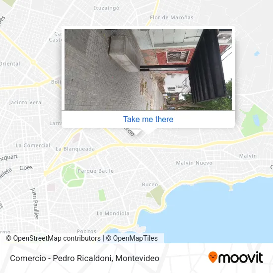 Comercio - Pedro Ricaldoni map