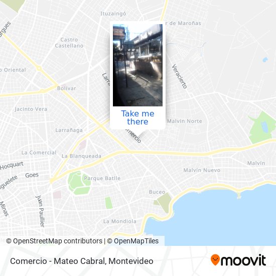 Comercio - Mateo Cabral map