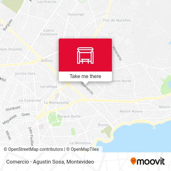 Comercio - Agustin Sosa map