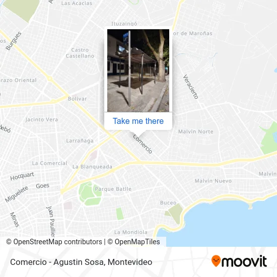 Comercio - Agustin Sosa map