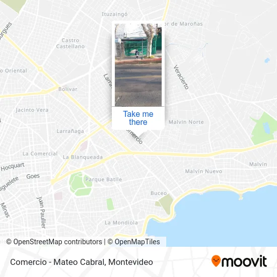 Comercio - Mateo Cabral map