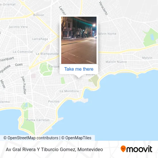 Av Gral Rivera Y Tiburcio Gomez map