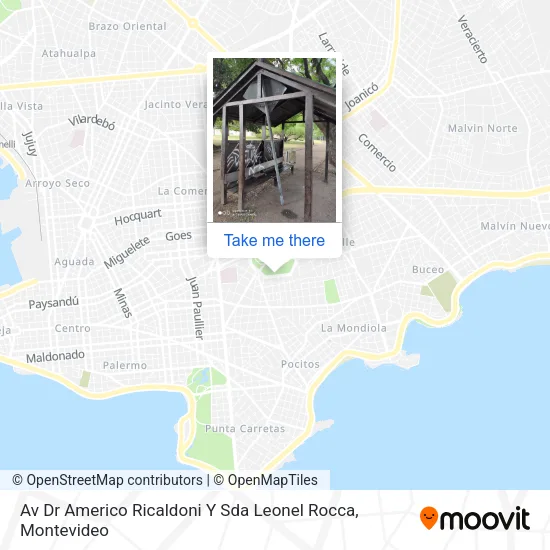 Mapa de Av Dr Americo Ricaldoni Y Sda Leonel Rocca
