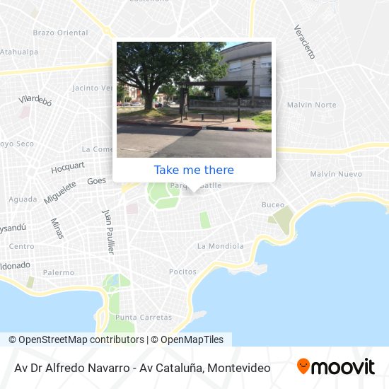 Av Dr Alfredo Navarro - Av Cataluña map