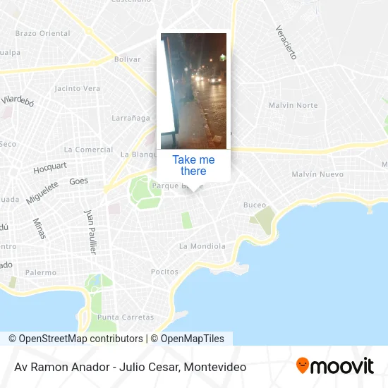 Mapa de Av Ramon Anador - Julio Cesar