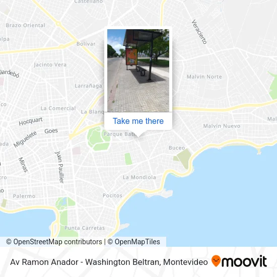 Mapa de Av Ramon Anador - Washington Beltran