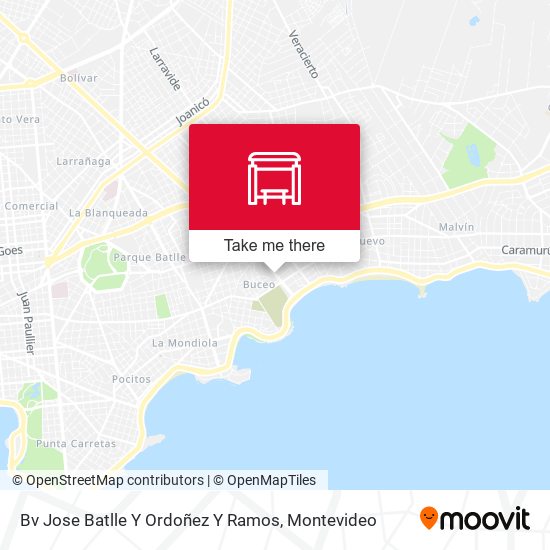 Mapa de Bv Jose Batlle Y Ordoñez Y Ramos