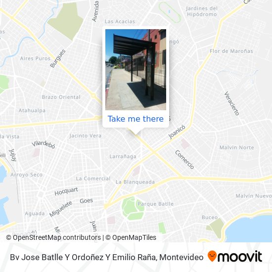 Bv Jose Batlle Y Ordoñez Y Emilio Raña map