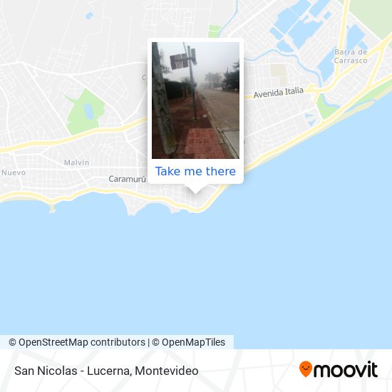 Mapa de San Nicolas - Lucerna