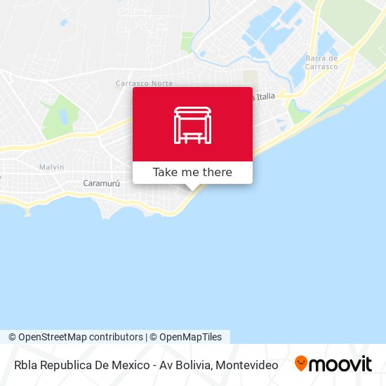 Rbla Republica De Mexico - Av Bolivia map