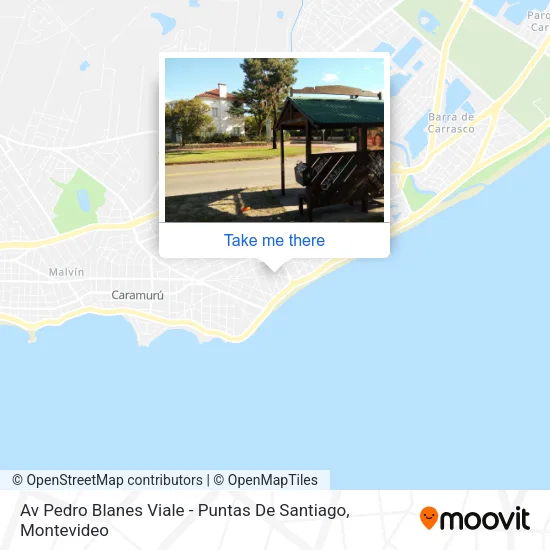 Av Pedro Blanes Viale - Puntas De Santiago map