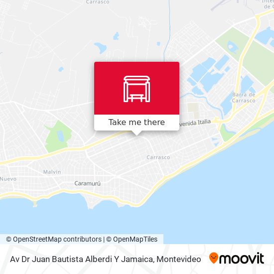 Av Dr Juan Bautista Alberdi Y Jamaica map