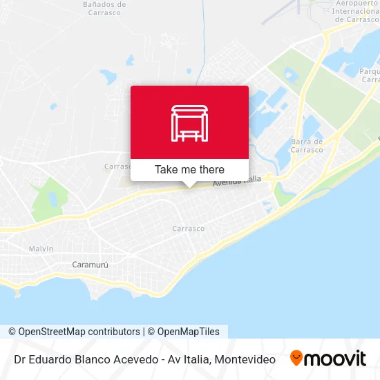 Mapa de Dr Eduardo Blanco Acevedo - Av Italia