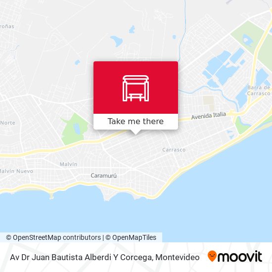 Av Dr Juan Bautista Alberdi Y Corcega map