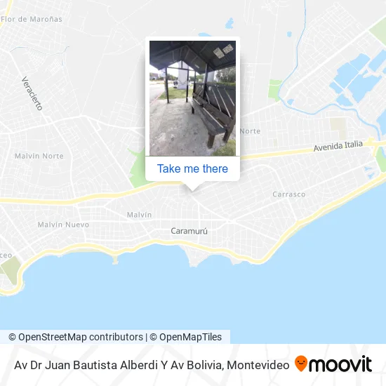 Av Dr Juan Bautista Alberdi Y Av Bolivia map