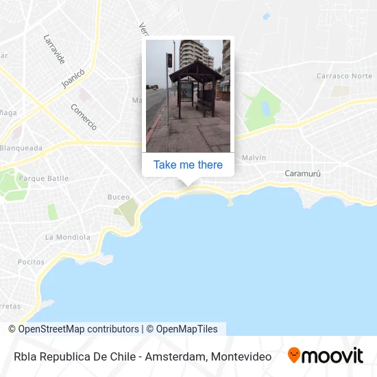 Rbla Republica De Chile - Amsterdam map