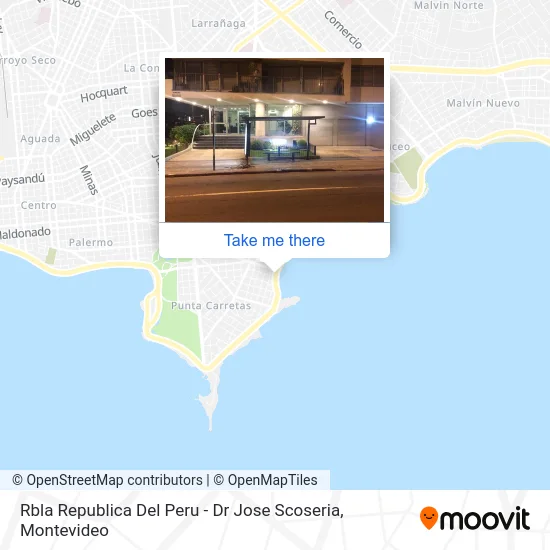 Rbla Republica Del Peru - Dr Jose Scoseria map