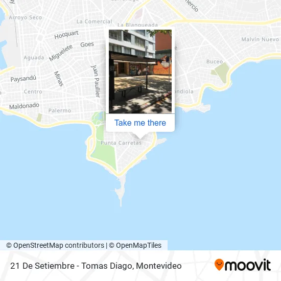 21 De Setiembre - Tomas Diago map