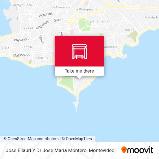 Jose Ellauri Y Dr Jose Maria Montero map