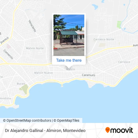 Mapa de Dr Alejandro Gallinal - Almiron