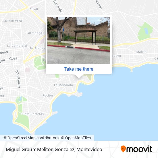 Miguel Grau Y Meliton Gonzalez map