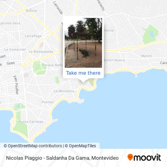 Nicolas Piaggio - Saldanha Da Gama map