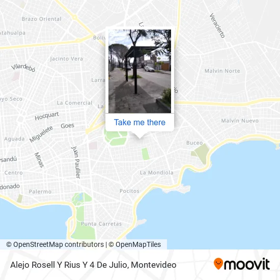 Alejo Rosell Y Rius Y 4 De Julio map