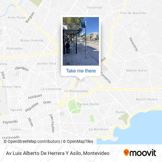 Av Luis Alberto De Herrera Y Asilo map