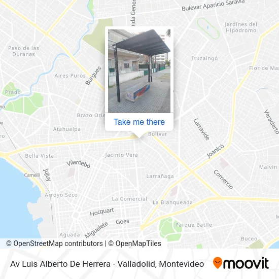 Mapa de Av Luis Alberto De Herrera - Valladolid