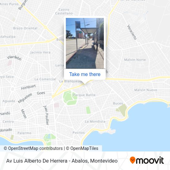 Mapa de Av Luis Alberto De Herrera - Abalos