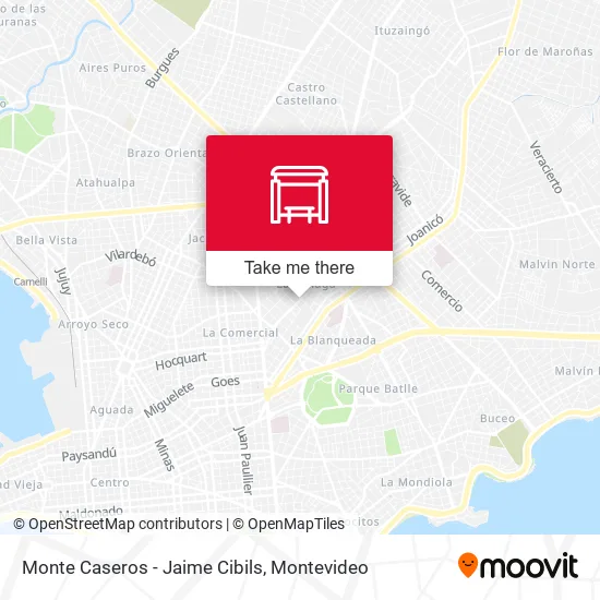 Mapa de Monte Caseros - Jaime Cibils