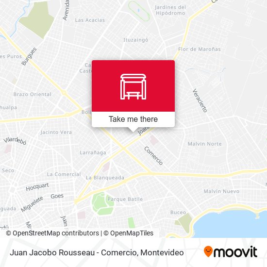 Juan Jacobo Rousseau - Comercio map