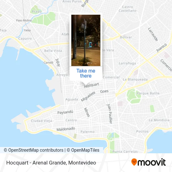 Hocquart - Arenal Grande map