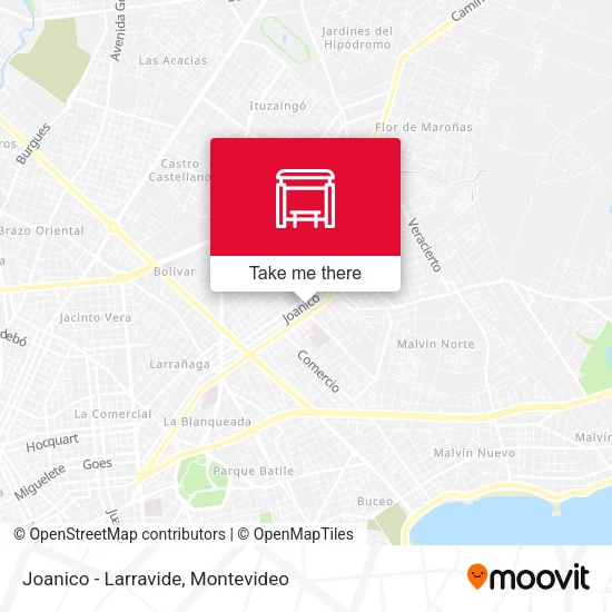 Mapa de Joanico - Larravide