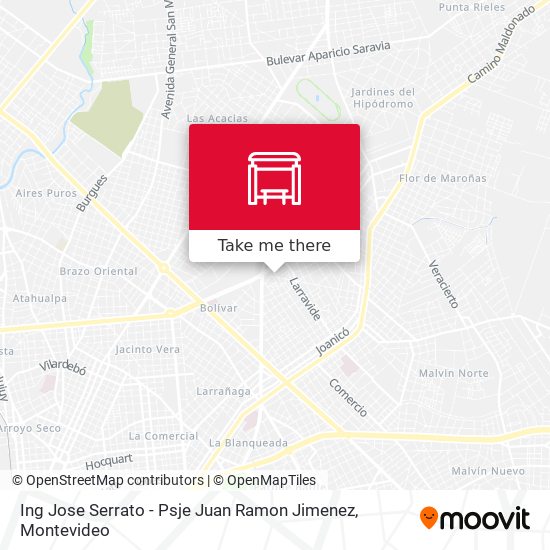 Ing Jose Serrato - Psje Juan Ramon Jimenez map