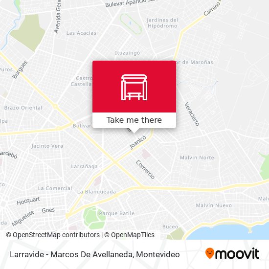 Larravide - Marcos De Avellaneda map