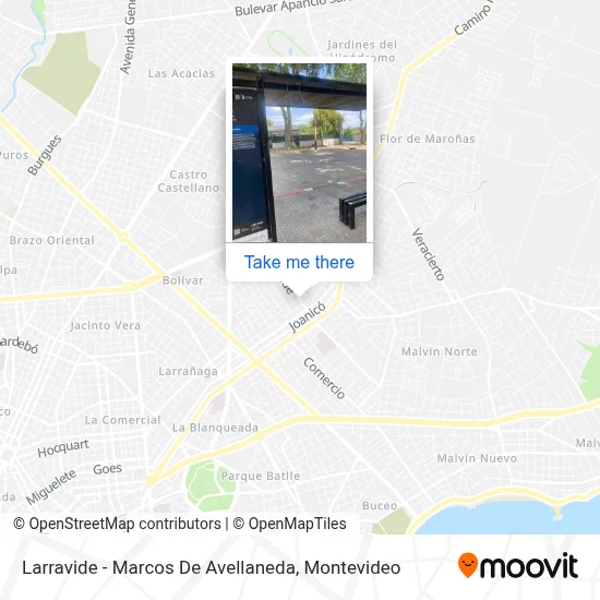 Larravide - Marcos De Avellaneda map