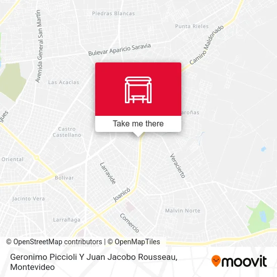 Mapa de Geronimo Piccioli Y Juan Jacobo Rousseau