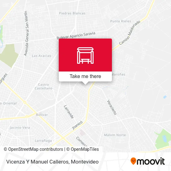 Mapa de Vicenza Y Manuel Calleros