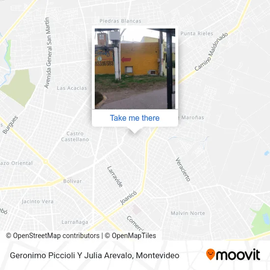 Mapa de Geronimo Piccioli Y Julia Arevalo