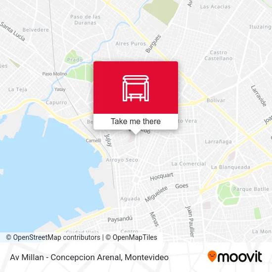 Mapa de Av Millan - Concepcion Arenal