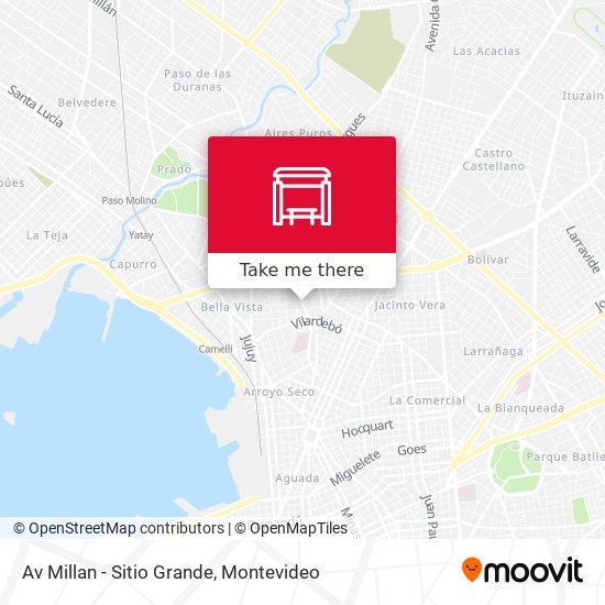 Av Millan - Sitio Grande map