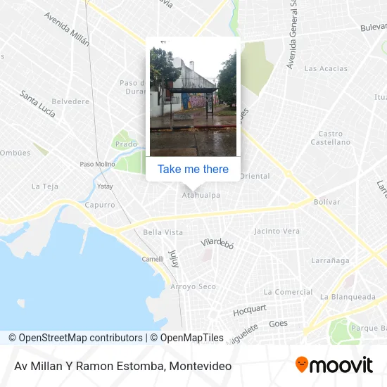 Mapa de Av Millan Y Ramon Estomba