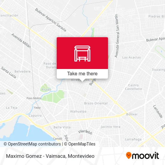 Mapa de Maximo Gomez - Vaimaca