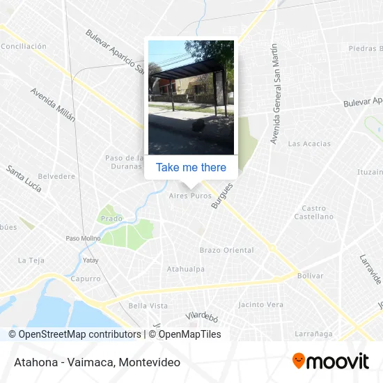 Atahona - Vaimaca map