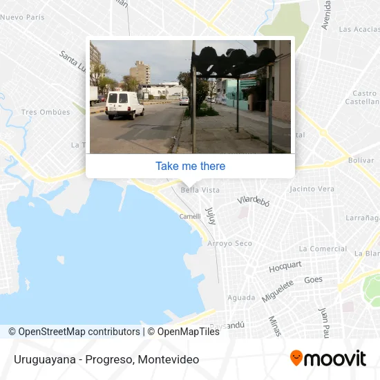 Uruguayana - Progreso map
