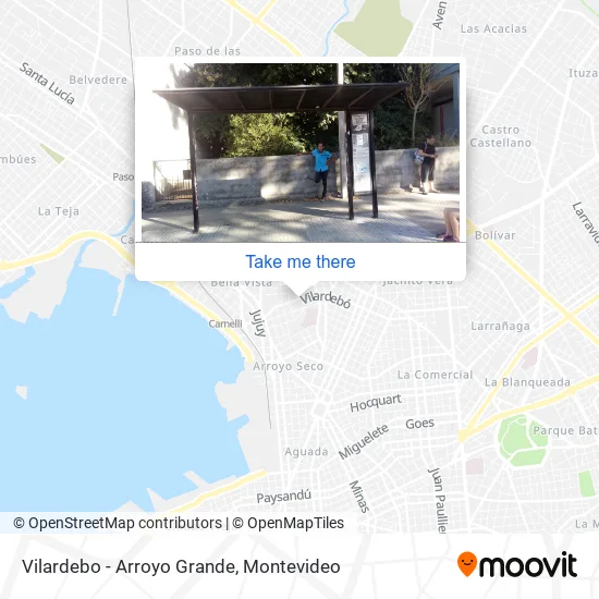 Vilardebo - Arroyo Grande map