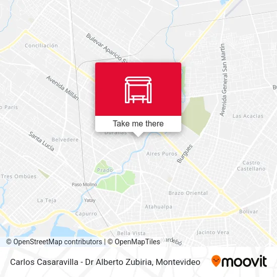 Mapa de Carlos Casaravilla - Dr Alberto Zubiria