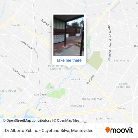 Mapa de Dr Alberto Zubiria - Cayetano Silva